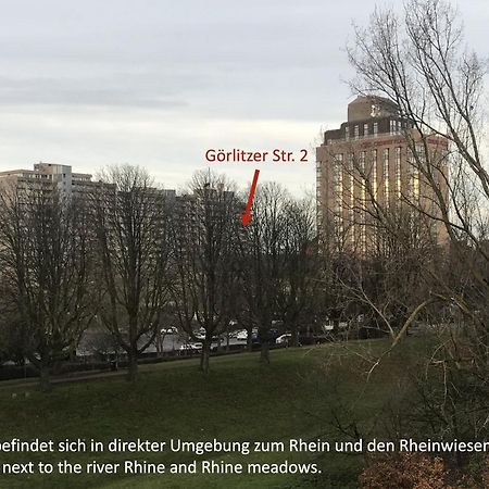 Apartment Rhein - Central - Balcony - Tradefair Neuss Bagian luar foto